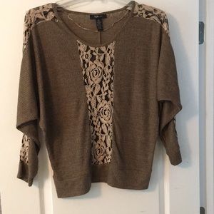 Brown Light Sweater Top